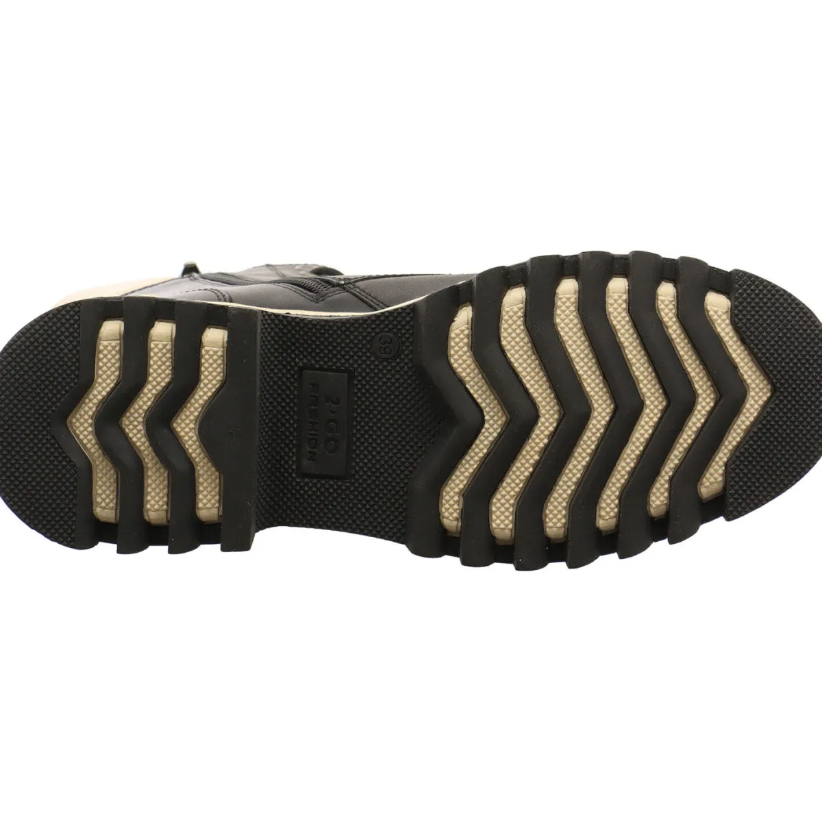 2 Go Fashion Schnürboot schwarz Discount