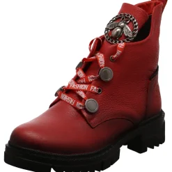 2 Go Fashion Schnürboot rot New