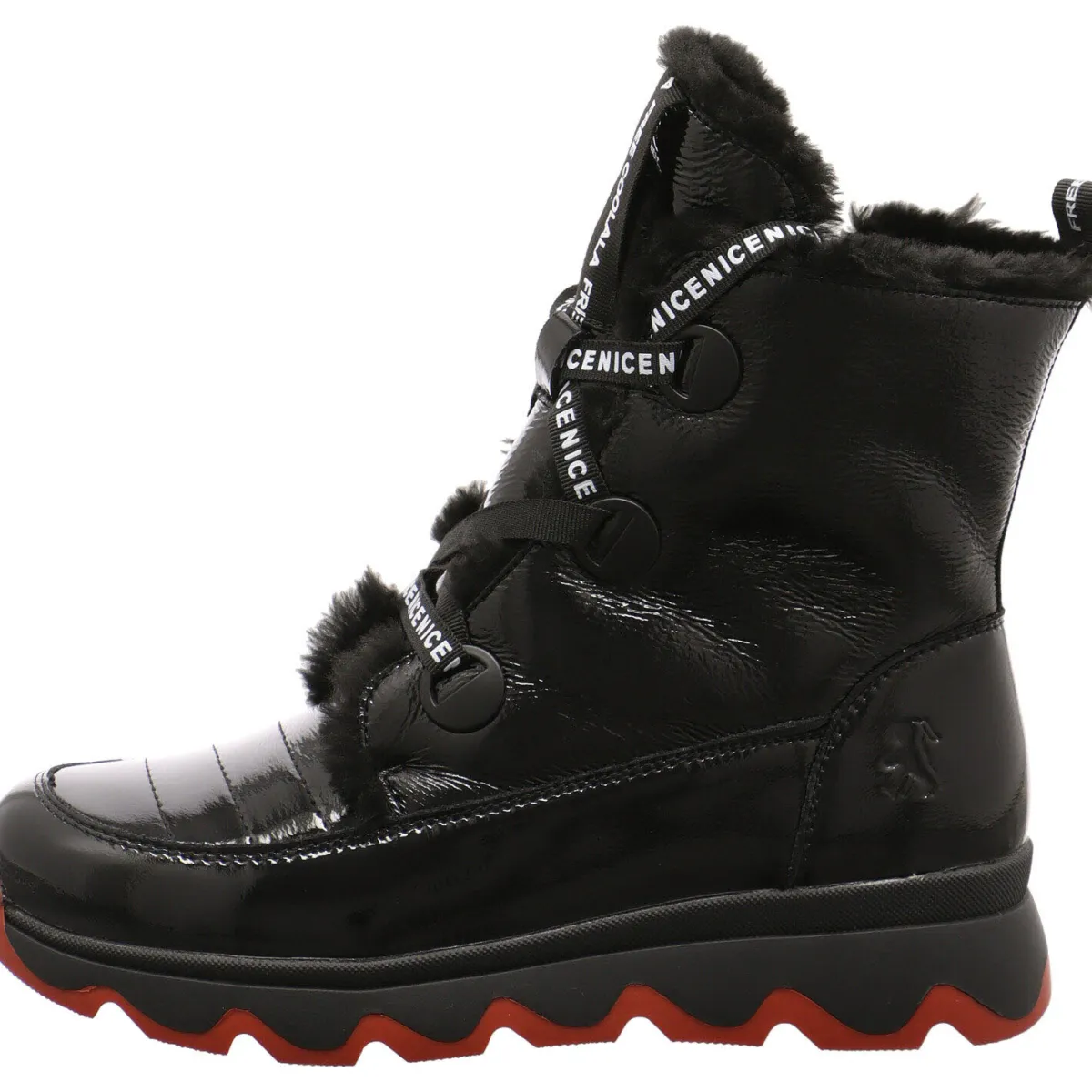 2 Go Fashion Schnürboot schwarz