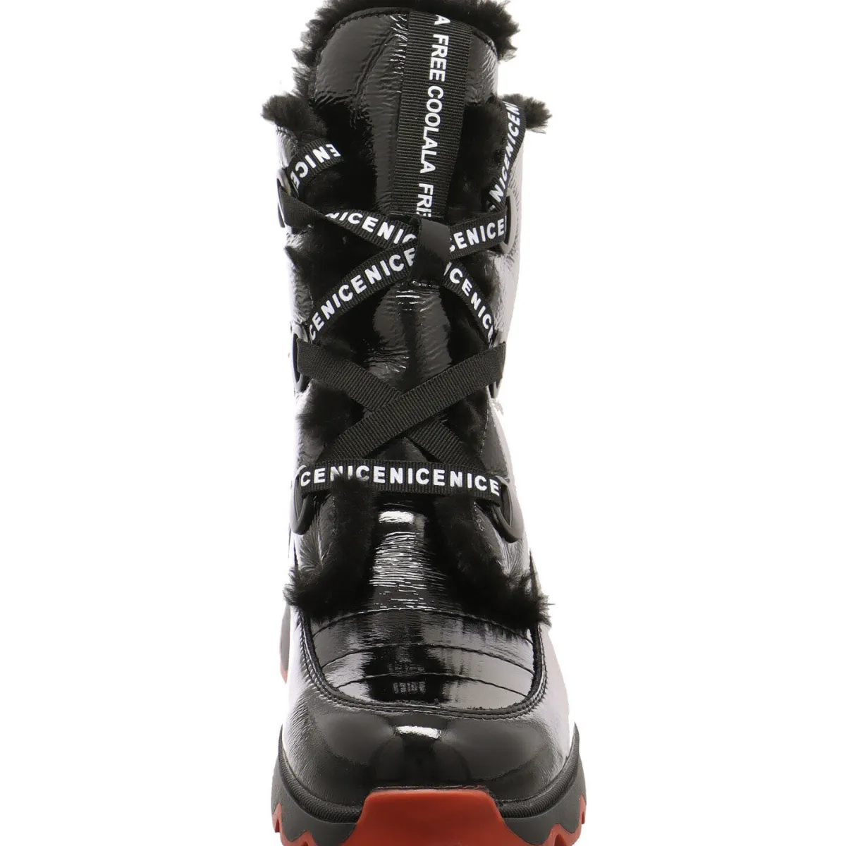 2 Go Fashion Schnürboot schwarz