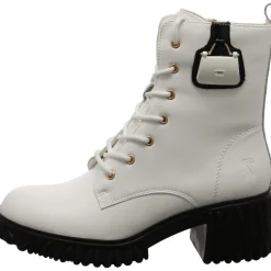 2 Go Fashion Schnürstiefelette weiß New