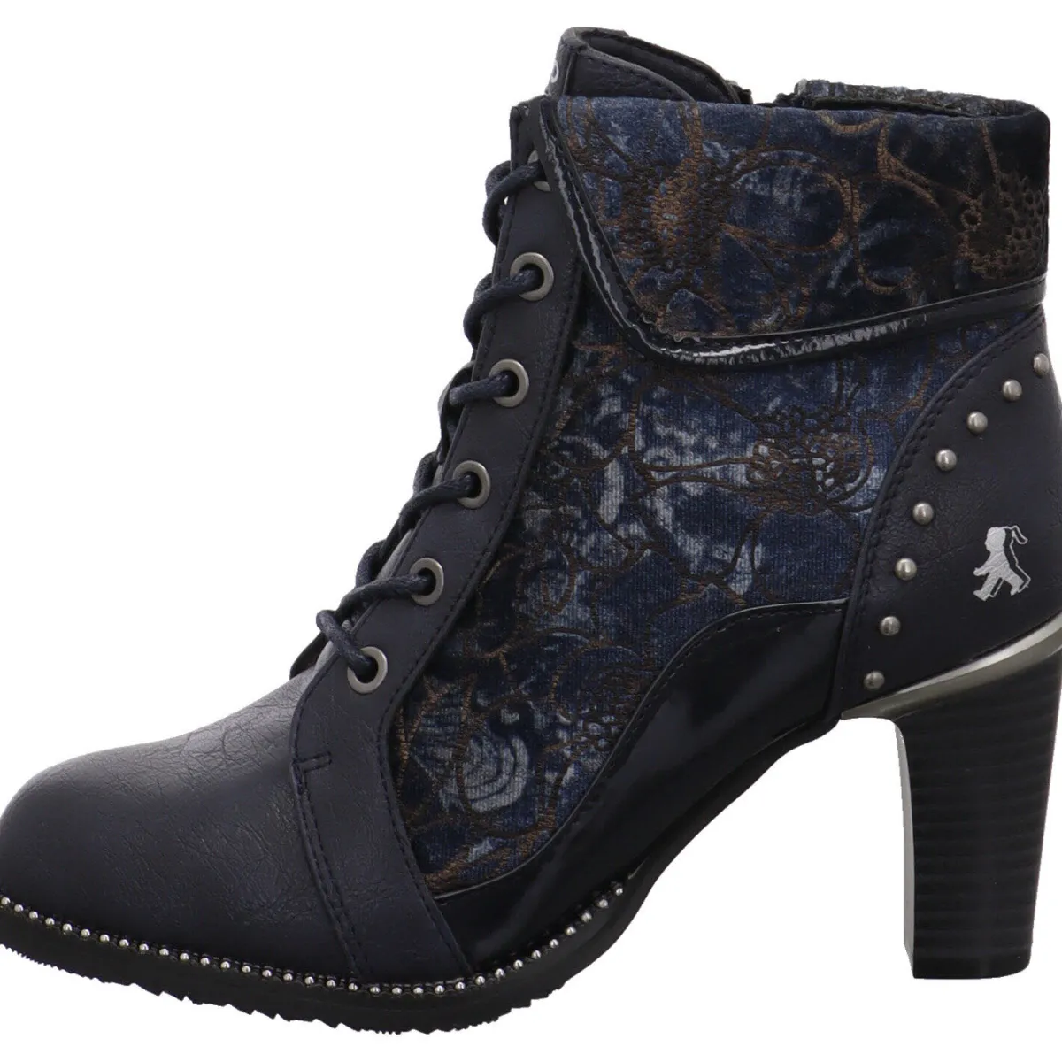 2 Go Fashion Schnürstiefelette blau Outlet