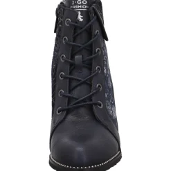 2 Go Fashion Schnürstiefelette blau Outlet