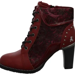 2 Go Fashion Schnürstiefelette rot New