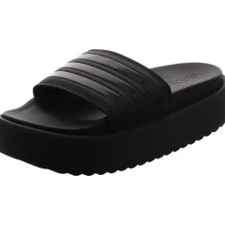 Adidas Pantolette Adilette Platform schwarz Outlet