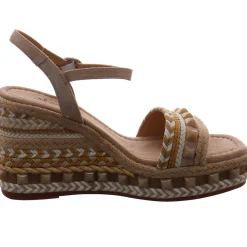 Alma en Pena Keilsandalette beige Discount