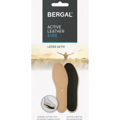 Bergal Einlegesohle Leder Aktiv Kids braun Clearance