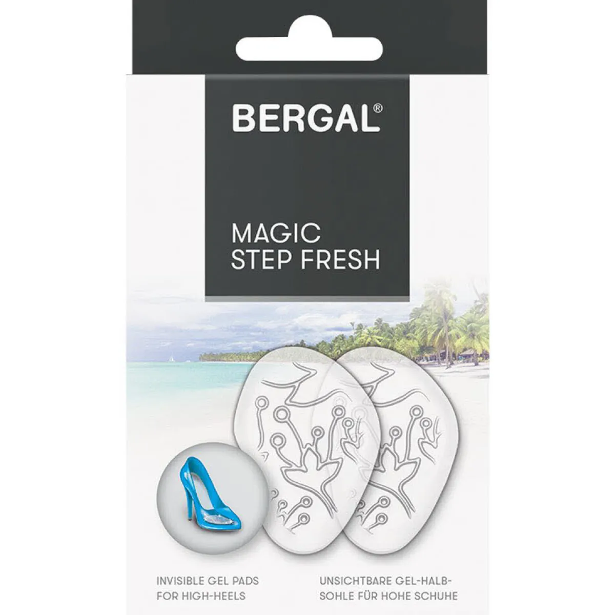 Bergal Einlegesohle Magic Step Fresh farblos Clearance