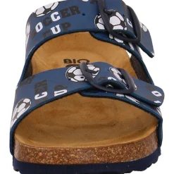 BIO life Pantolette Fußball blau Outlet