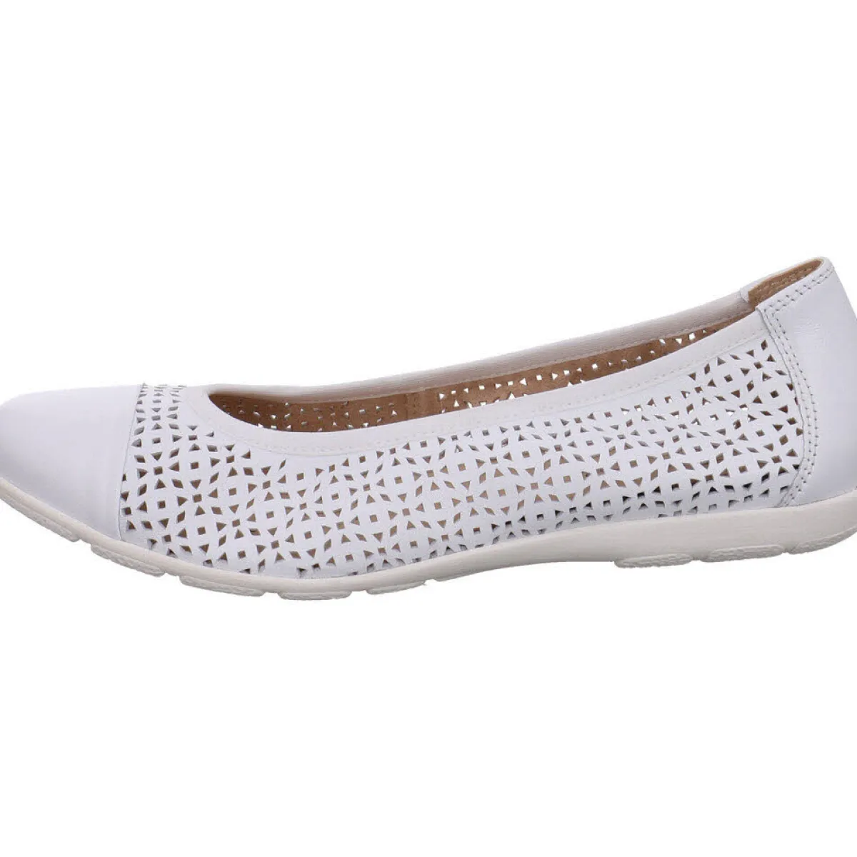 Caprice Ballerina weiß