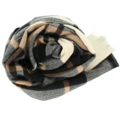 Cintura M Schal Karo schwarz Discount