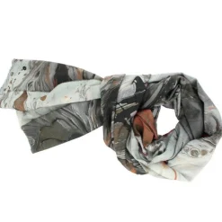 Cintura M Schal Pfau grau New