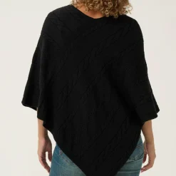 Cream Poncho CRDela Knit schwarz Hot