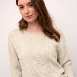 Cream Pullover CRDela Knit beige