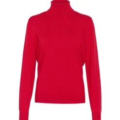 Cream Pullover CRVillea Knit Rollneck rot Online