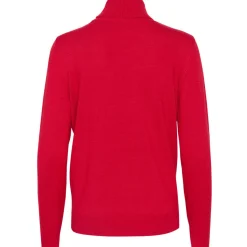 Cream Pullover CRVillea Knit Rollneck rot Online