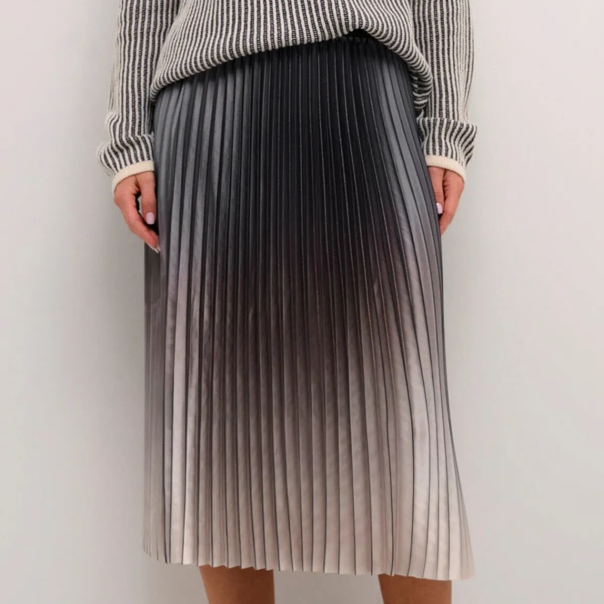 Cream Rock CRRana Plissé Skirt schwarz Discount