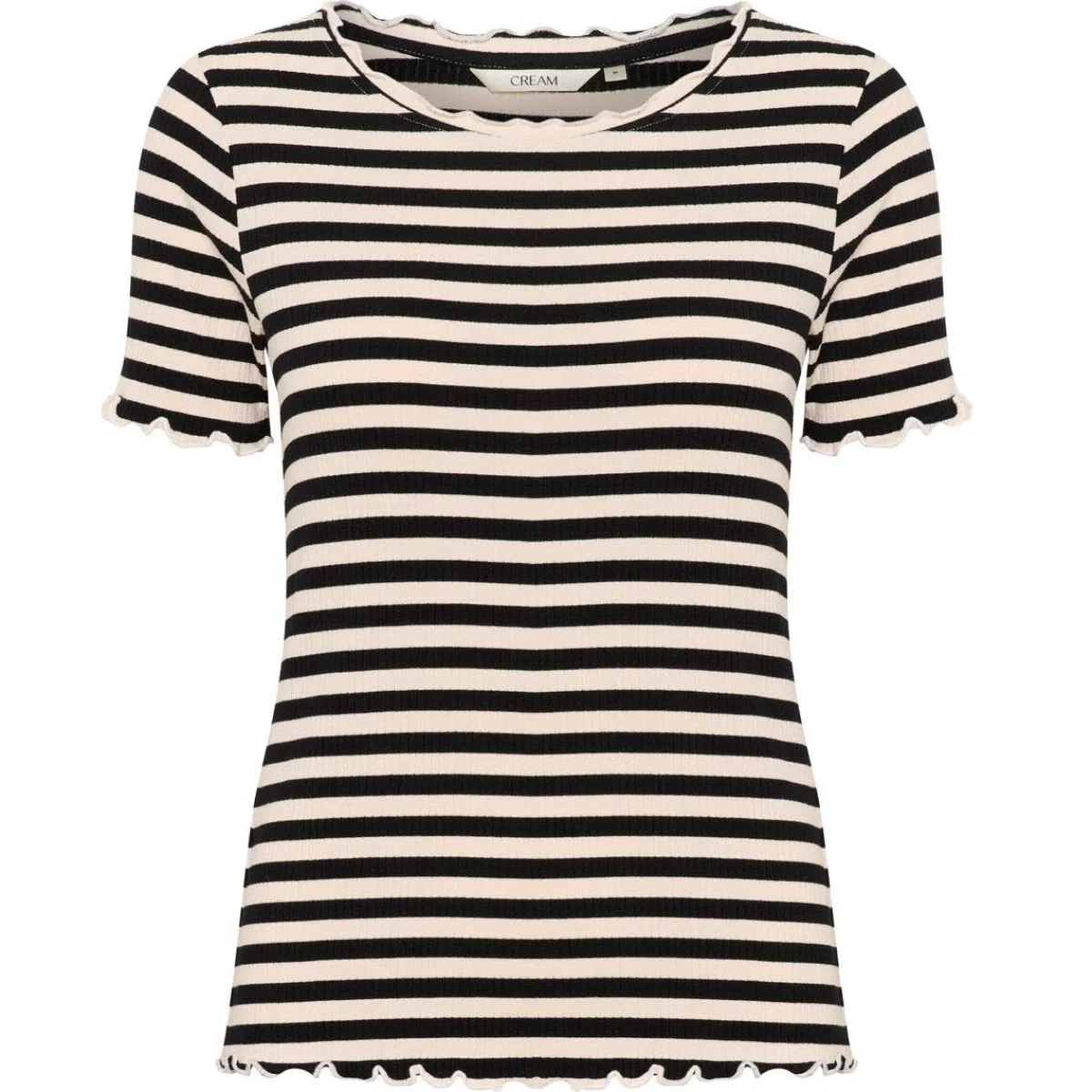 Cream Shirt CRRibba stripe T-Shirt schwarz Discount