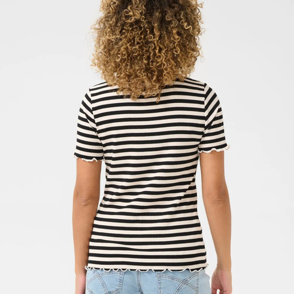 Cream Shirt CRRibba stripe T-Shirt schwarz Discount