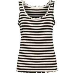 Cream Top CRRibba Stripe Top schwarz Hot