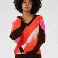 Culture Pullover CUdiga Kimmy braun Hot