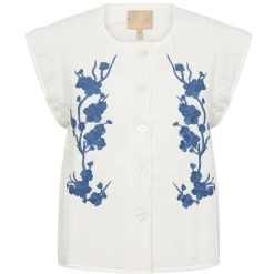 Culture Weste CUpom Waistcoat weiß Hot