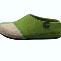 Dr. Feet Hausschuh Wooly grün Outlet