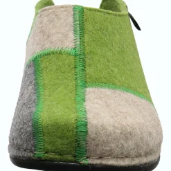 Dr. Feet Hausschuh Wooly grün Outlet