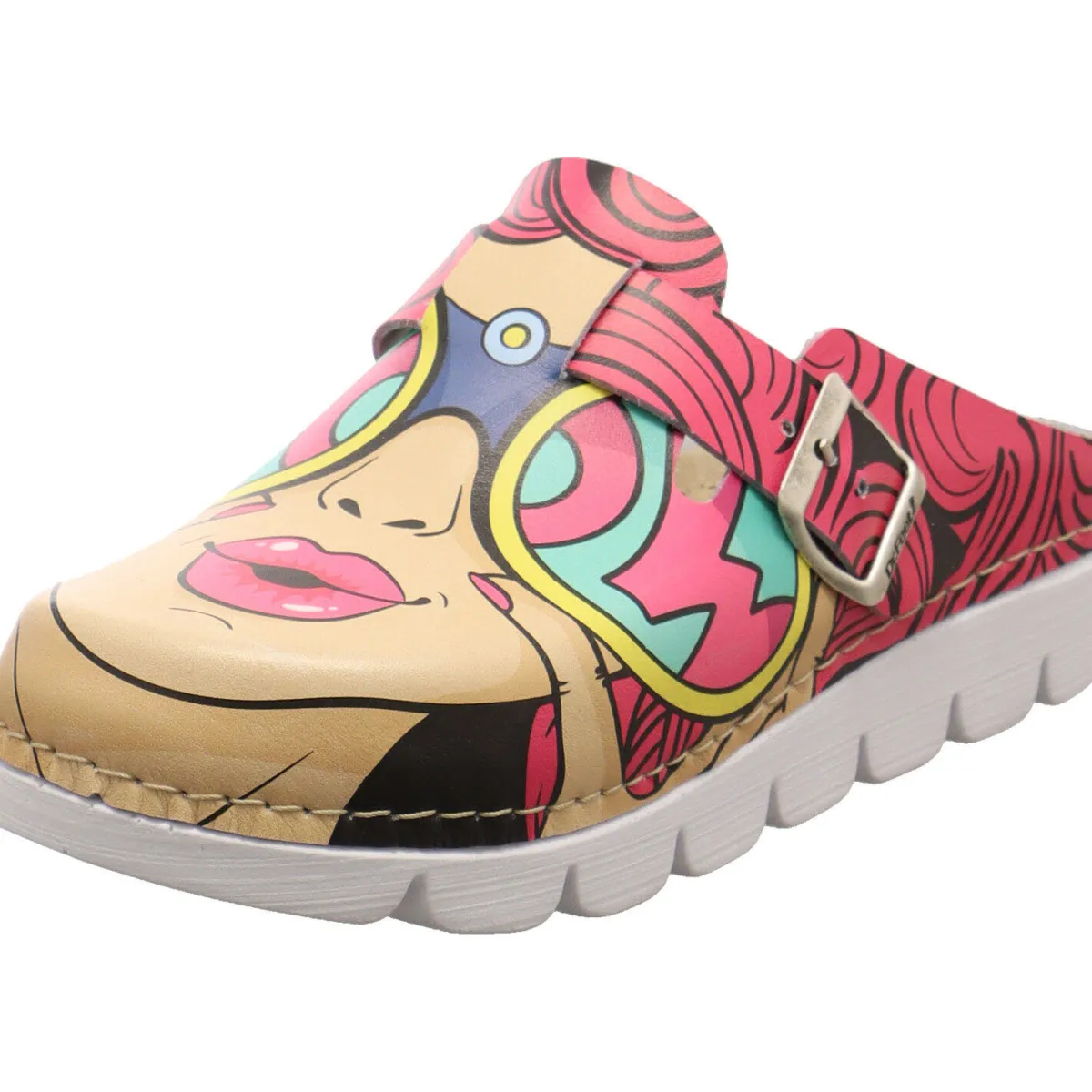 Dr. Feet Pantolette mehrfarbig Online