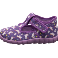 Fischer Markenschuh Hausschuh Einhörner lila Clearance