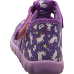 Fischer Markenschuh Hausschuh Einhörner lila Clearance