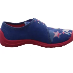 Fischer Markenschuh Hausschuh Boogy blau