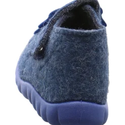 Fischer Markenschuh Hausschuh Flexi blau