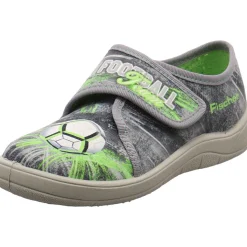 Fischer Markenschuh Hausschuh Tim grau Discount