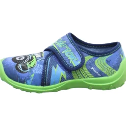 Fischer Markenschuh Hausschuh Boogy blau Best