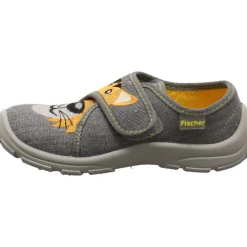 Fischer Markenschuh Hausschuh Danny grau Outlet