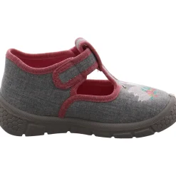 Fischer Markenschuh Hausschuh Schwan grau New