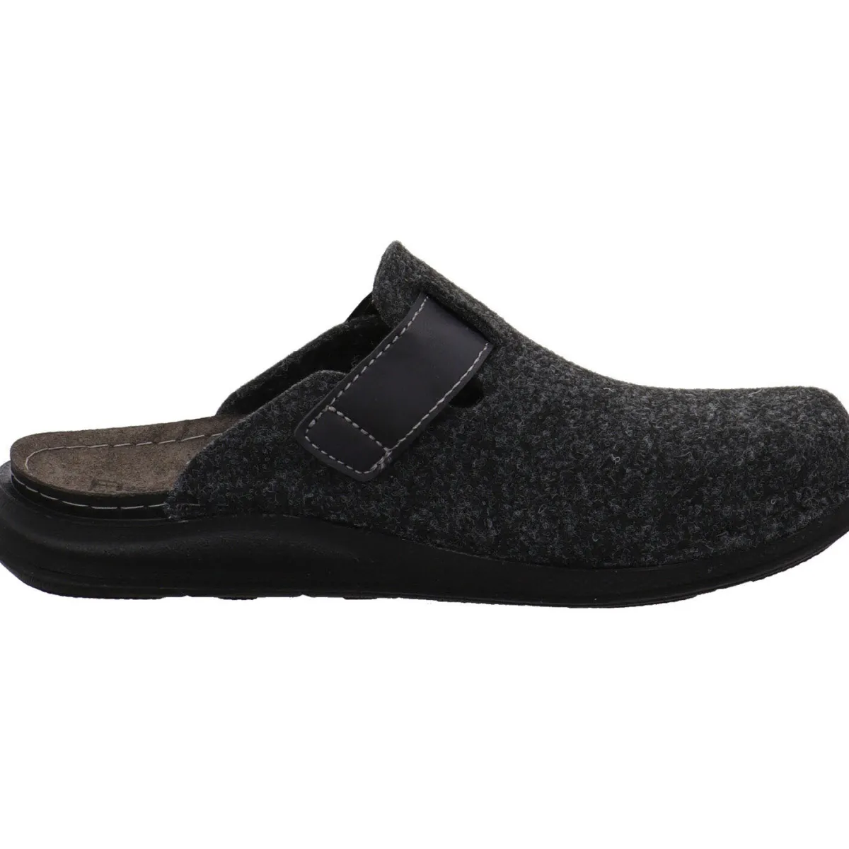 Fischer Markenschuh Hausschuh Franz grau