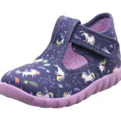 Fischer Markenschuh Hausschuh Flexi lila Discount