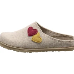 Fischer Markenschuh Hausschuh Katrin grau Hot