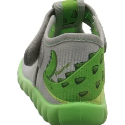 Fischer Markenschuh Hausschuh Krokodil grau Hot