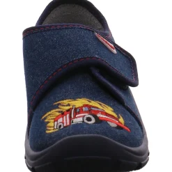 Fischer Markenschuh Hausschuh Feuerwehr blau Best