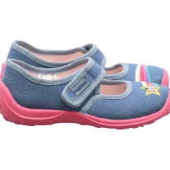Fischer Markenschuh Hausschuh Boogy blau Sale