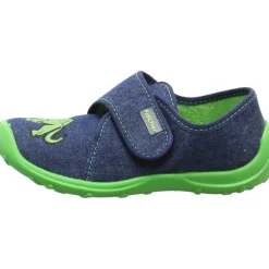Fischer Markenschuh Hausschuh Boogy blau Outlet