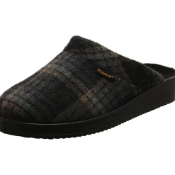 Fischer Markenschuh Hausschuh Andy grau New
