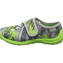 Fischer Markenschuh Hausschuh Boogy grau Outlet