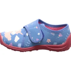 Fischer Markenschuh Hausschuh Boogy blau New