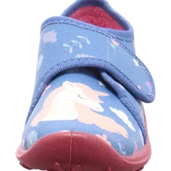 Fischer Markenschuh Hausschuh Boogy blau New