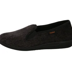 Fischer Markenschuh Hausschuh Frank grau