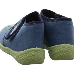 Fischer Markenschuh Hausschuh Honey blau New